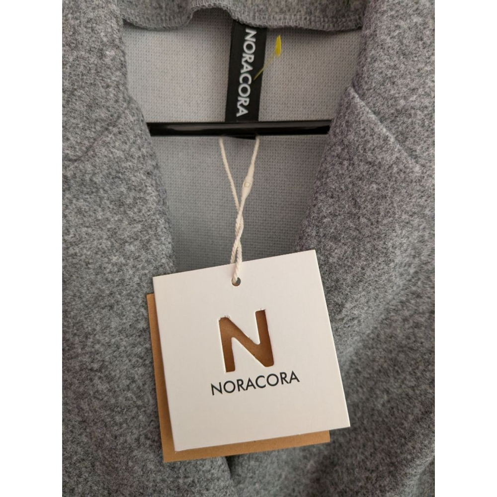 Women's Noracora Grey Coat with Black Buttons Size L - Picture 4 of 10